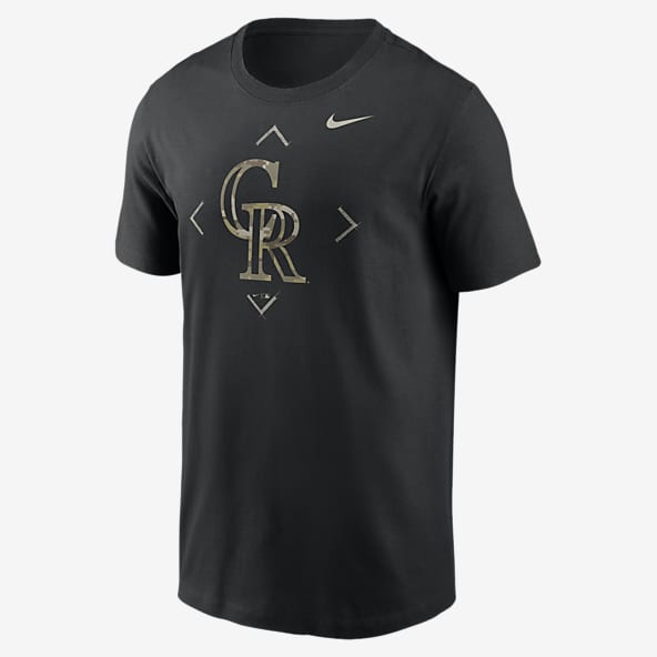 Mens Colorado Rockies Nike Triple Black Jersey