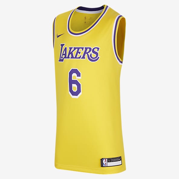 LeBron James Los Angeles Lakers Icon Edition Camiseta Nike NBA Swingman - Niño/a