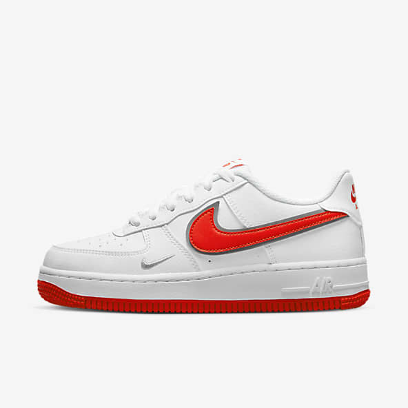 red and white air force 1 size 5