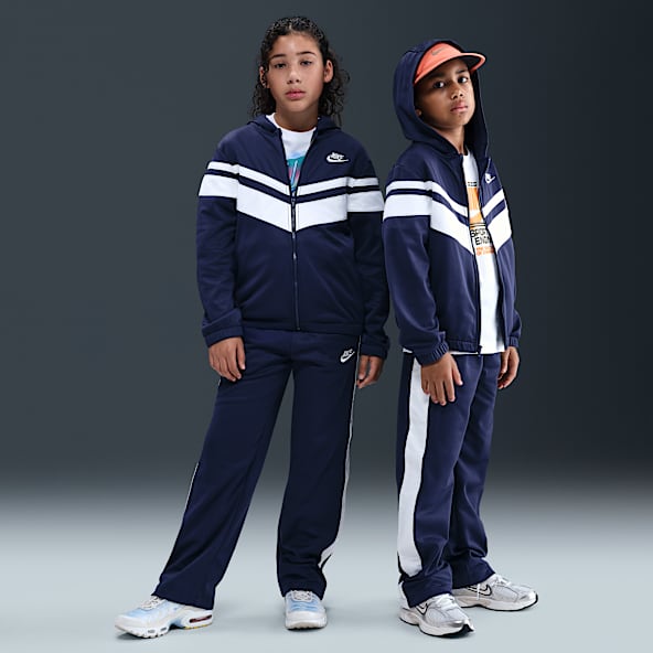 Nike Sportswear Dri-FIT tracksuit med hette til store barn