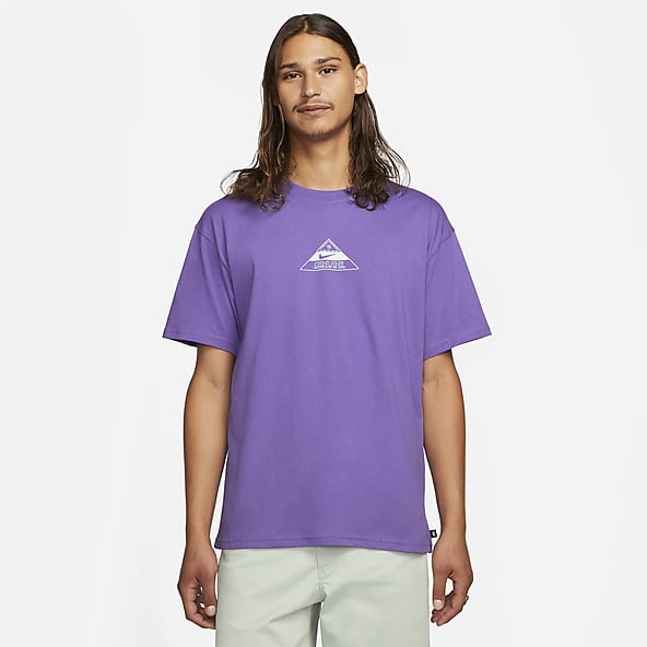 Men's Purple Tops \u0026 T-Shirts. Nike GB