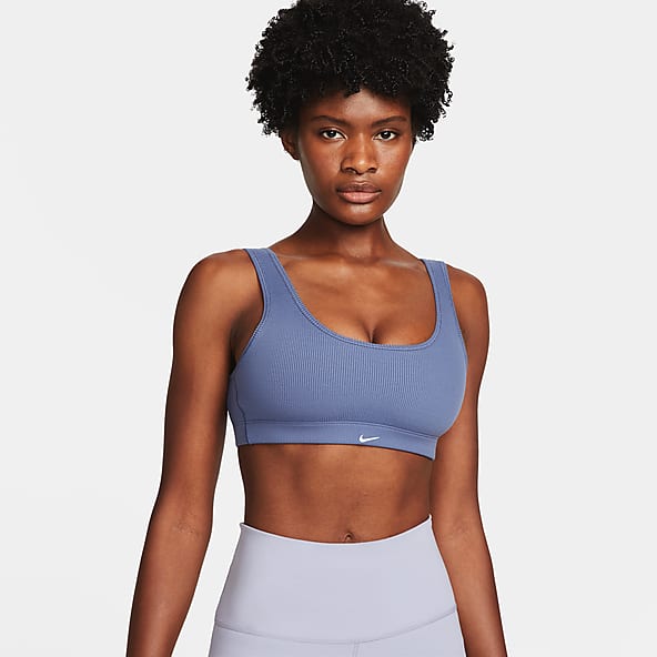 NIKE ALATE TRACE LIGHT SUPPORT PADDED STRAPPY TRAINING GYM BRA