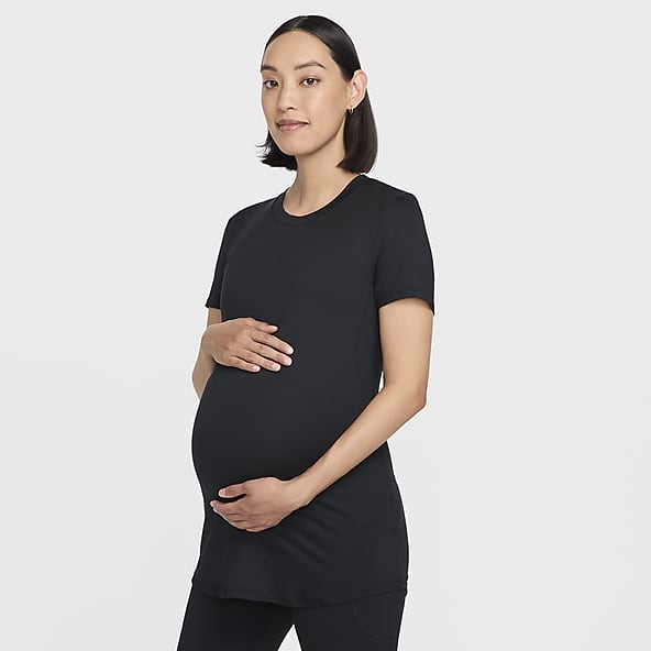 Nike (M) One Women's Dri-FIT Slim-Fit Short-Sleeve Top (Maternity)