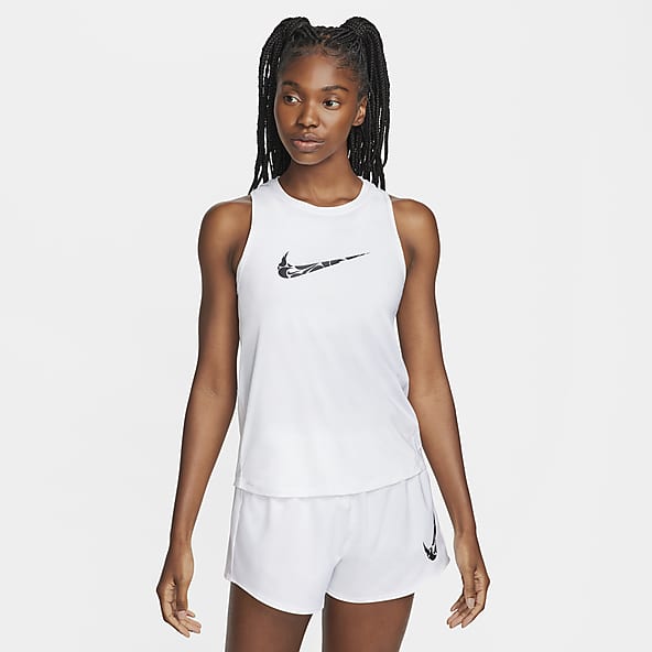 Dames Wit Mouwloze tops en tanktops. Nike BE