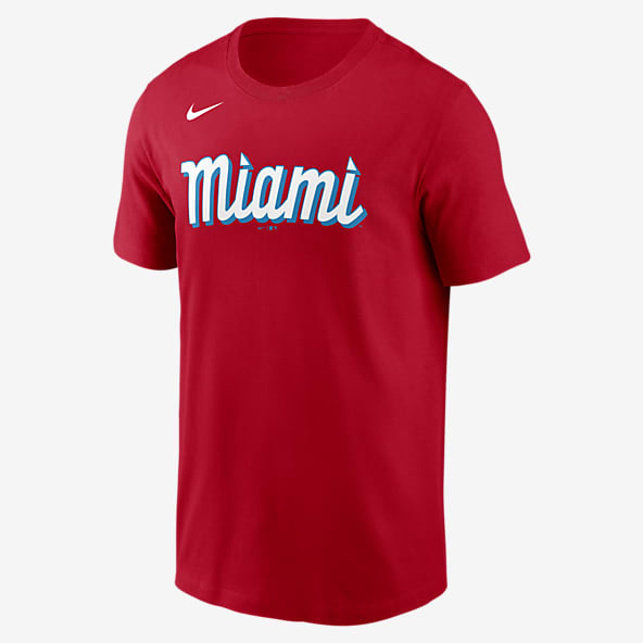 Florida Marlins Nike Shirt Mens Medium Black Baseball MLB Dri Fit Adult