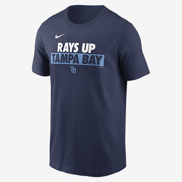 Men's Nike Gray/Navy Tampa Bay Rays Game Authentic Collection Performance  Raglan Long Sleeve T-Shirt