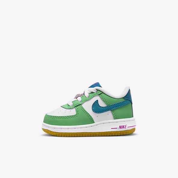 BLUE EARTH TONES NIKE AIR FORCE 1'S(BABY/KIDS)