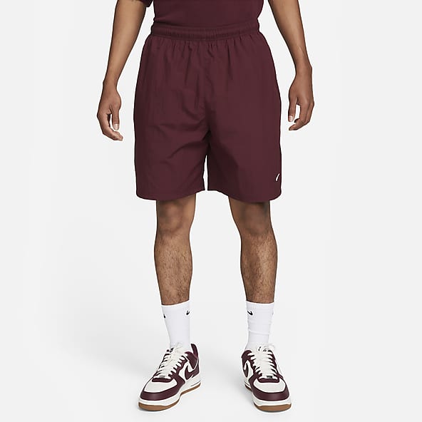 Solid red outlet nike shorts