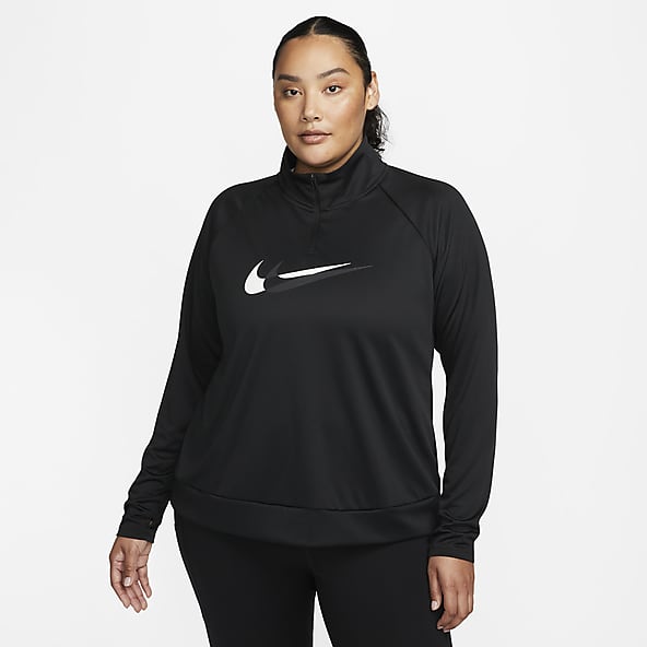 Capa media de running de para mujer Nike Dri-FIT Swoosh Run (talla grande). Nike.com