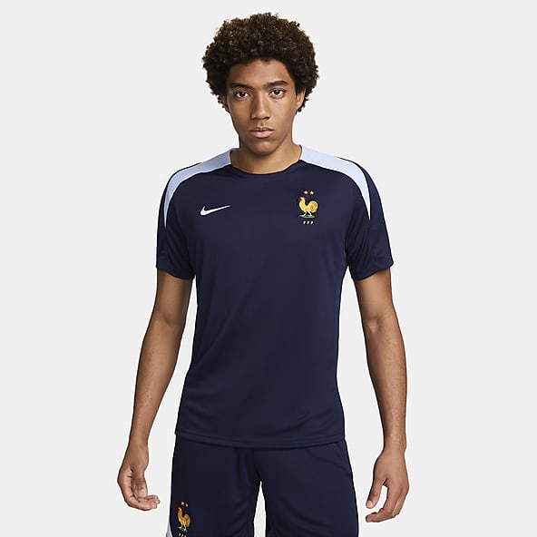 FFF Strike Camiseta de fútbol de manga corta de tejido Knit Nike Dri-FIT - Hombre