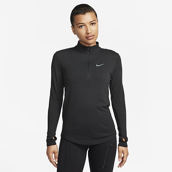 Gyabnw Gym Tops voor Vrouwen Thermisch Lange Mouw Top Hardlopen Workout Yoga Sport Wandelen Shirt Half Rits Fleece Activewear Kleding, XXL