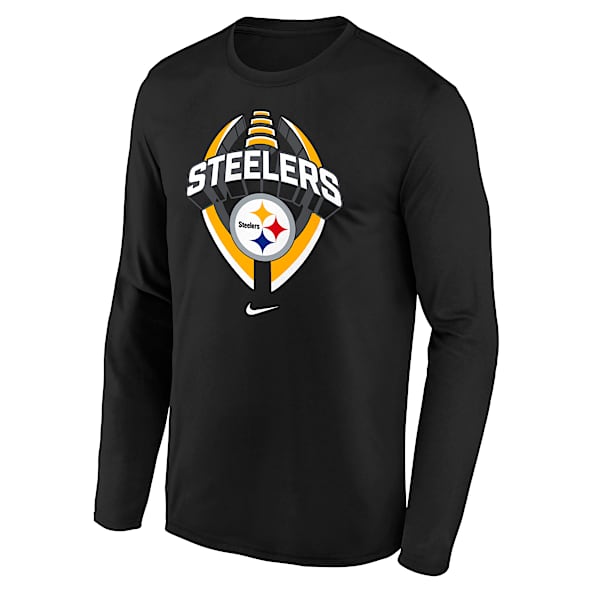 Pittsburgh Steelers Legend Icon Big Kids' Nike Dri-FIT NFL Long-Sleeve T-Shirt