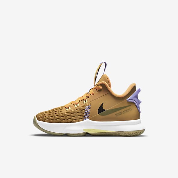 gold nike shoes for kids