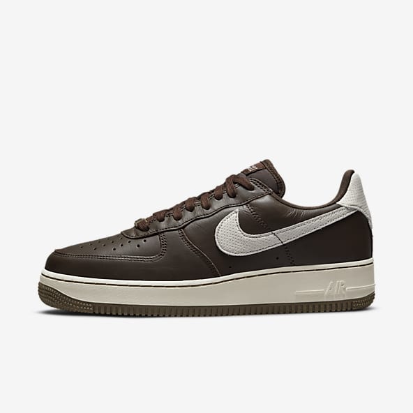 brown white air force 1