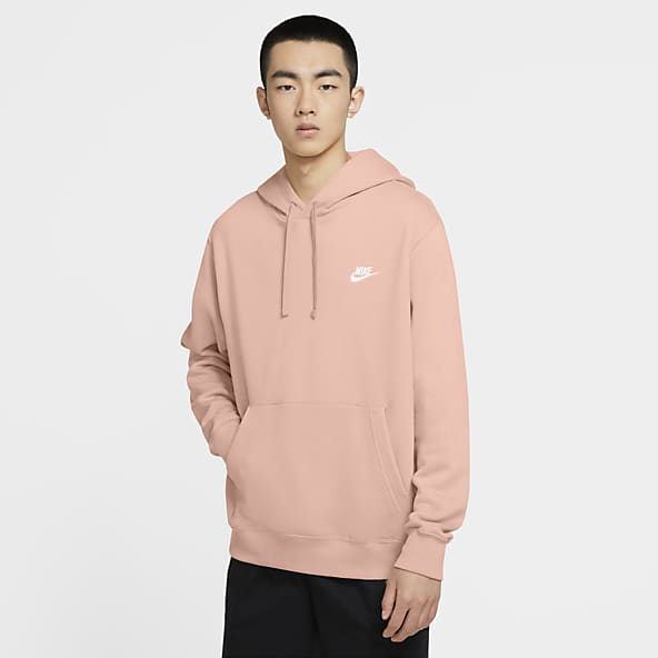 baby pink nike hoodie