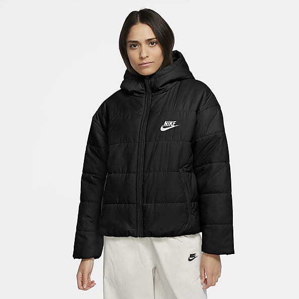 nike down jacket black