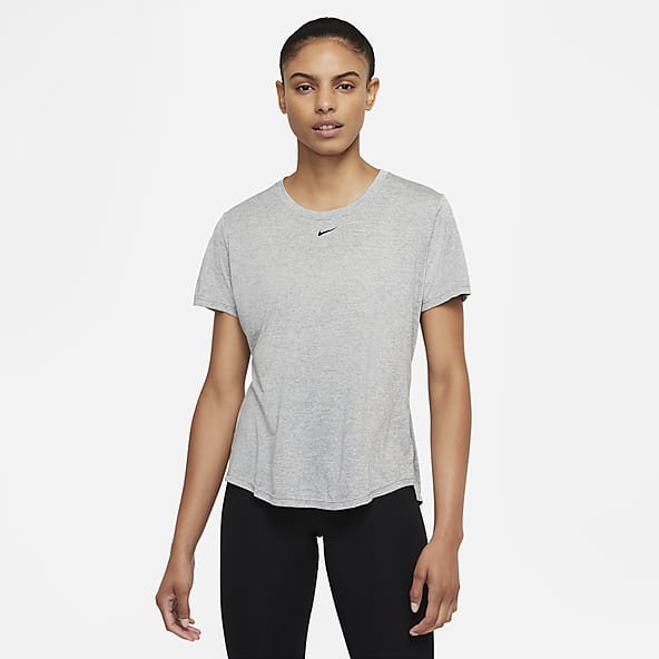 grå Toppe og T-shirts. Nike DK
