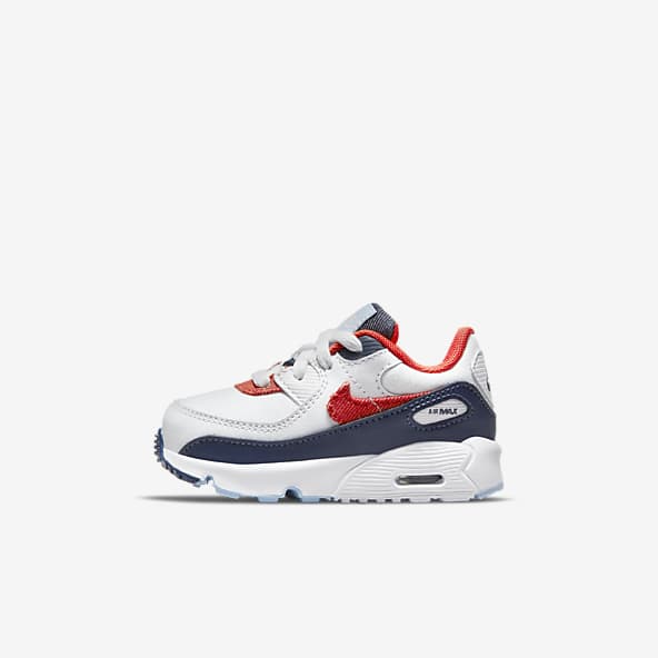 nike red white and blue shoes