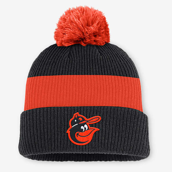 Baltimore Orioles Cooperstown Peak Men's Nike MLB Cuffed Pom Beanie