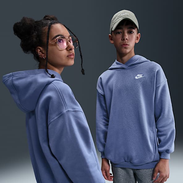 Nike Sportswear Club Fleece Oversized huvtröja för ungdom