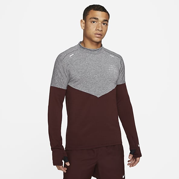 nike hooded running top