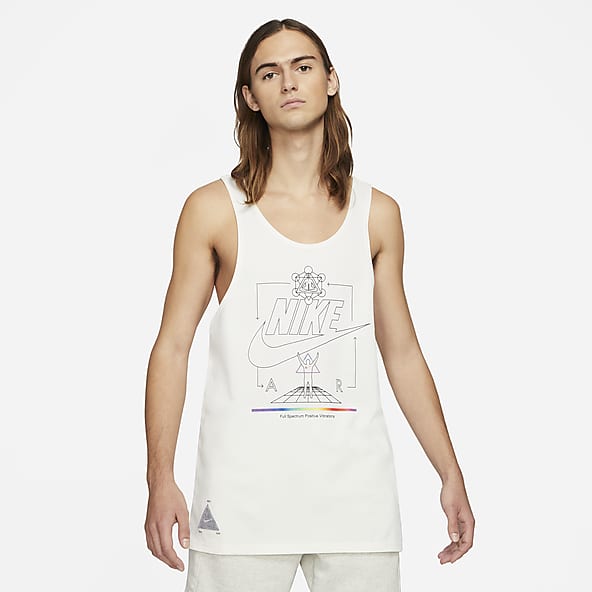 white nike tank top mens
