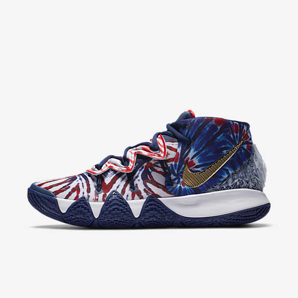 red white and blue kyrie irving shoes
