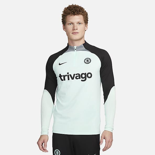 Chelsea FC Strike Camiseta de entrenamiento de fútbol de tejido Knit Nike Dri-FIT - Hombre