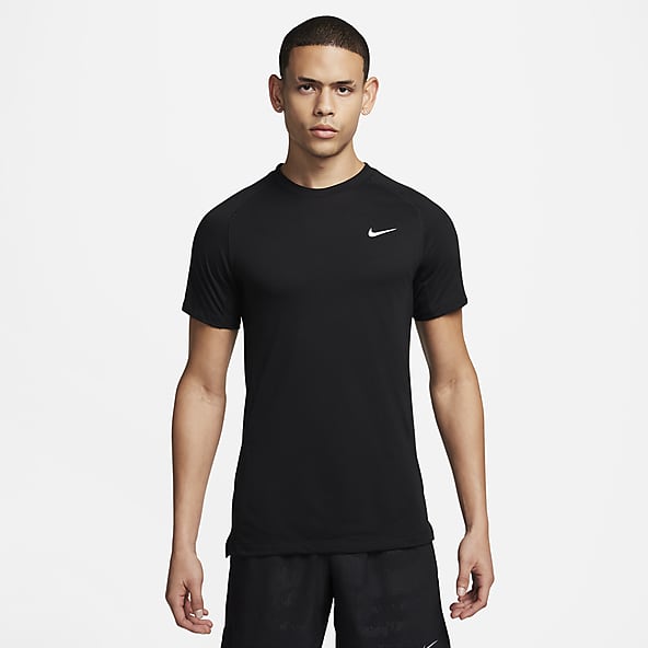 Nylon Running & Training Nike Men Sports T Shirt Shorts Set, Round