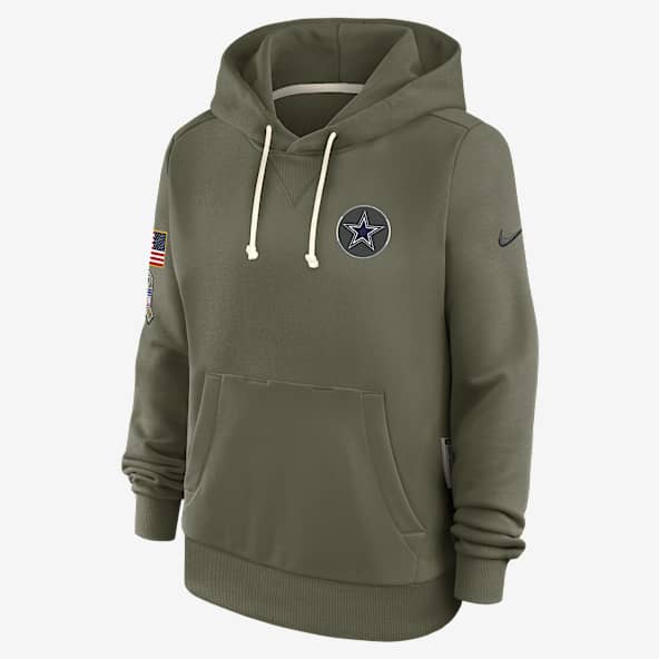 Dallas Cowboys Salute to Service Sideline Women's Nike Dri-FIT NFL Pullover Hoodie