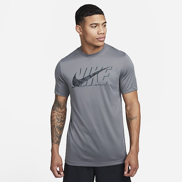 Mens Grey Tops & Nike.com