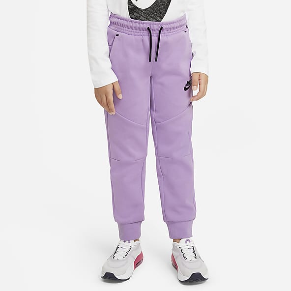 nike tech fleece pants purple