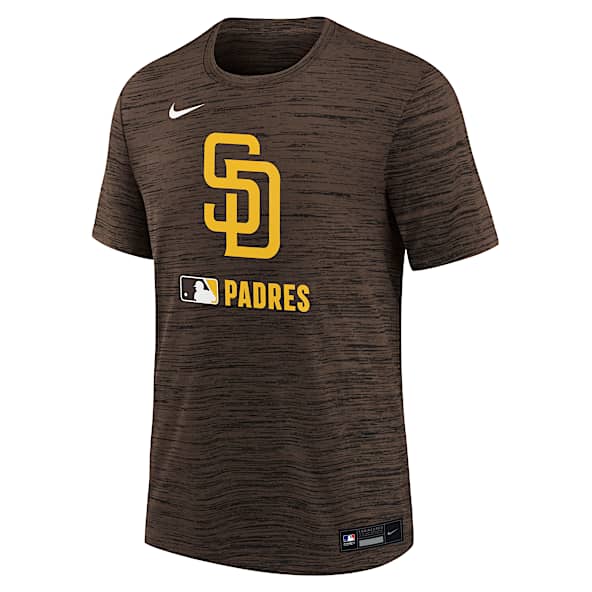 San Diego Padres Authentic Collection Velocity Playera Nike Dri-FIT de la MLB para niños talla grande