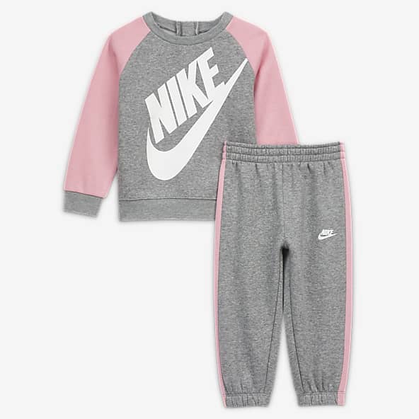 Para niña Niñas Bebé infantil (0-36 M) Cuello redondo Conjuntos. Nike