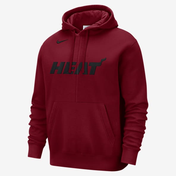 Nike Miami Heat Spotlight Dri-fit Nba Crew-neck Sweatshirt in Black for Men