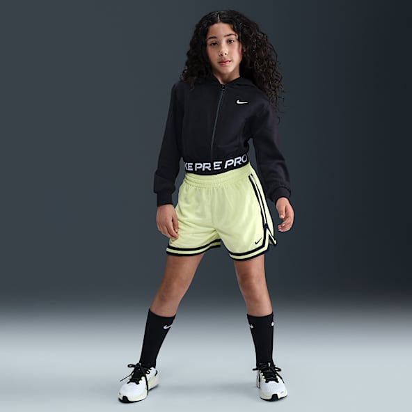 Nike Pro Fleece Big Kids' (Girls') Dri-FIT Full-Zip Hoodie