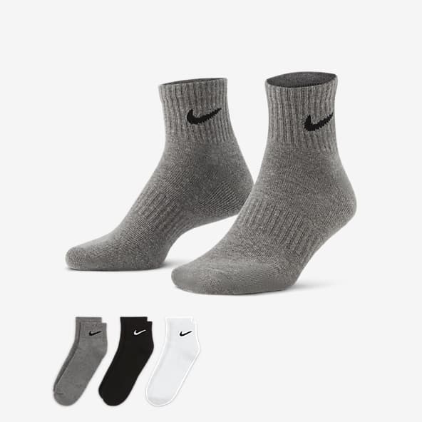 Ankle Socks With Logo LV At Front White/Black/Grey/Dark Grey/Dark Blue - 5  Pairs