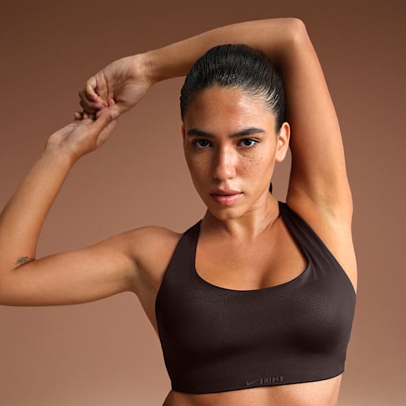 NikeSKIMS Shine Bra de espalda deportiva para mujer