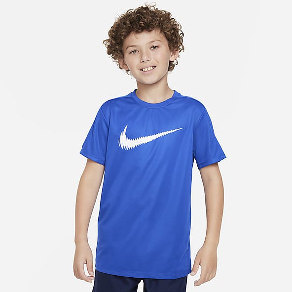 Nike Boy 2 Piece T-Shirt & Shorts Set ~ Black, Gray & White ~ DRI
