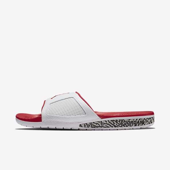 nike slides men red