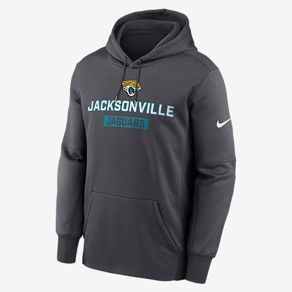 Jacksonville Jaguars Toss Sweep Sudadera con gorro sin cierre Nike Therma de la NFL para hombre