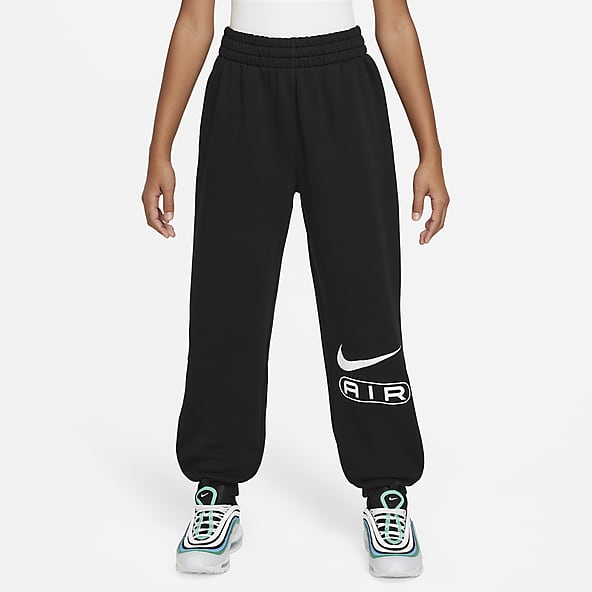 Nike Girls' Club French Terry Sweatpants, Kids', High Waisted