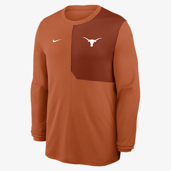 Texas Sideline Coach Men's Nike Dri-FIT College Long-Sleeve Top