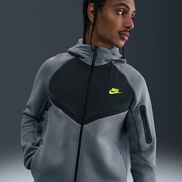 Nike Tech Pánská flísová bunda Windrunner se zipem po celé délce
