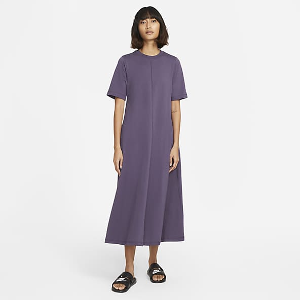 purple nike dress