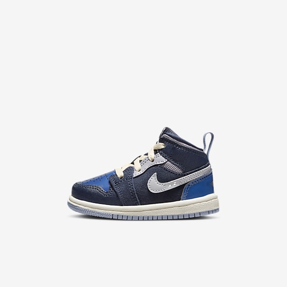 blue and white michael jordan shoes