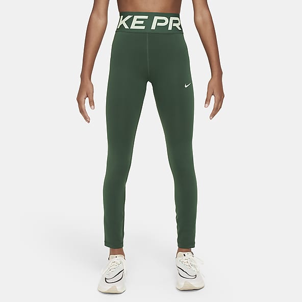 Girls Green Tights & Leggings. Nike CA