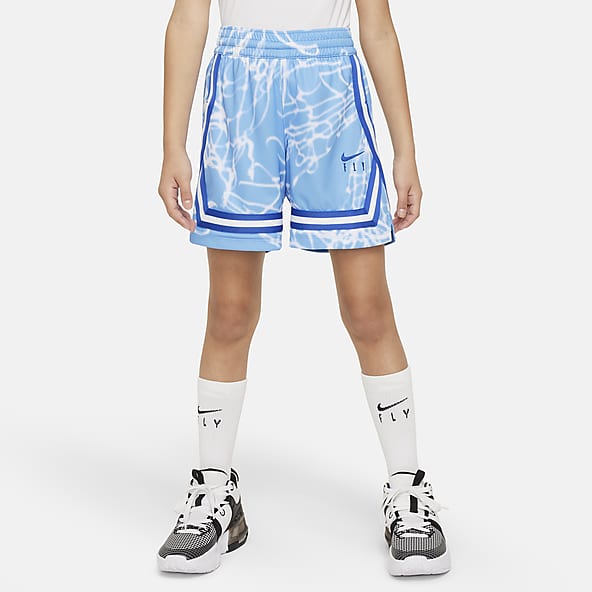 Nike Sportswear Breezy Big Kids' (Girls') High-Waisted Shorts.