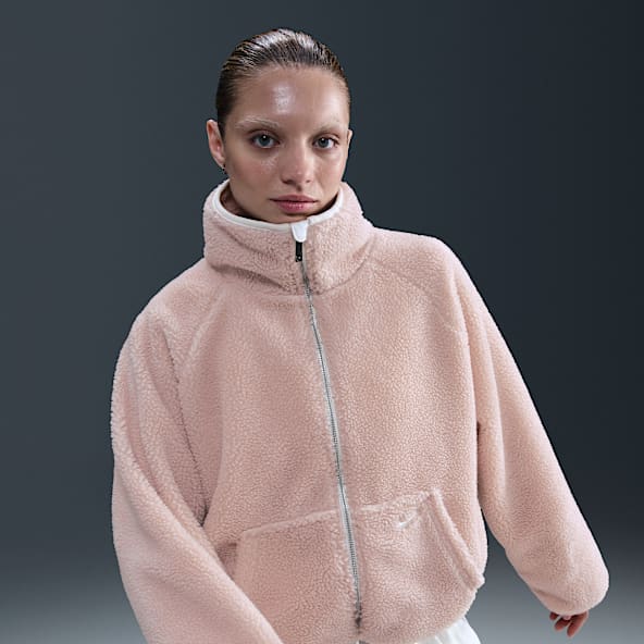 Nike Sportswear Chamarra de tejido Fleece gruesa para mujer