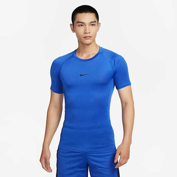 Nike Pro Męska przylegająca koszulka z krótkim rękawem do fitnessu Dri-FIT